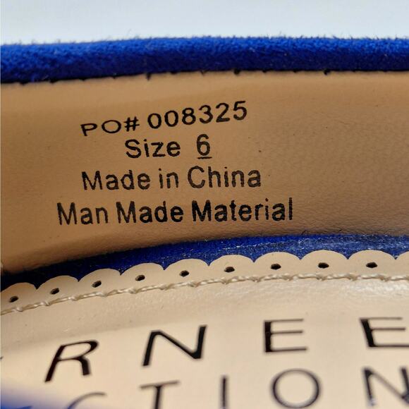 Journee Collection Womens Pumps Size 6 Blue Pointed Toe Heels Formal Wedding - Picture 9 of 9